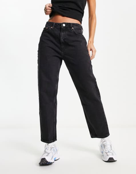 Mango - Mom jeans neri - view 1