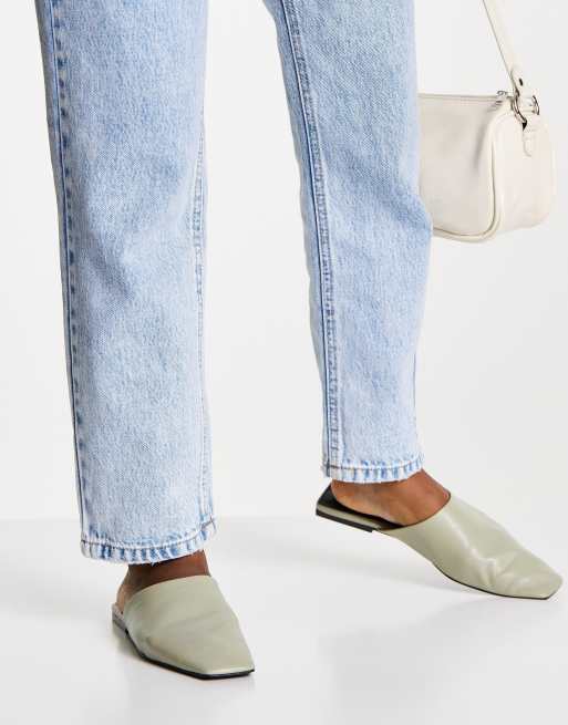 Mule blanche online mango