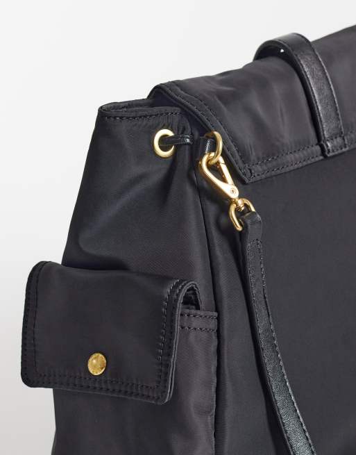 Mango multi compartment backpack in black, 2 of 5