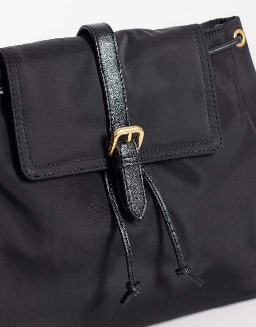 Mango multi compartment backpack in black, 4 of 5