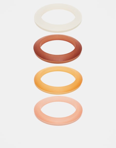 Mango - Multipakke med neutrale armbånd i resin - view 1