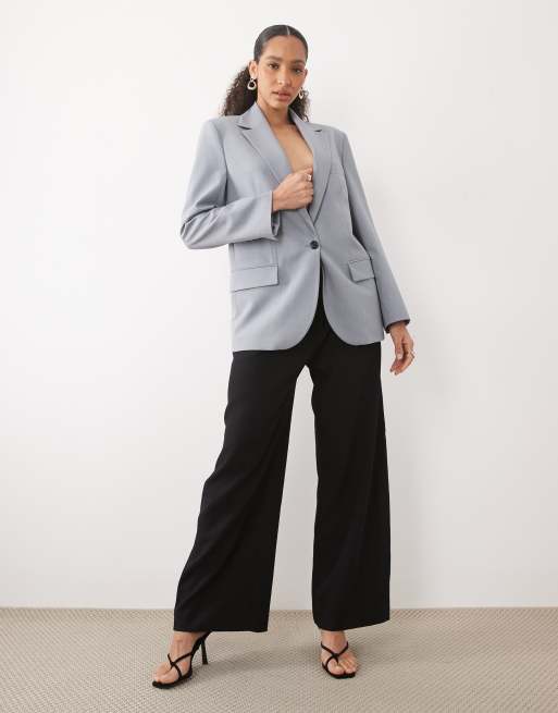 Mango – Nat – Marynarka oversize w kolorze zgaszonego błękitu, część zestawu, 2 z 4