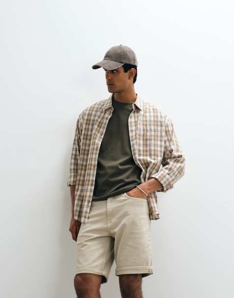 Mango – Naturvita jeansshorts - view 1