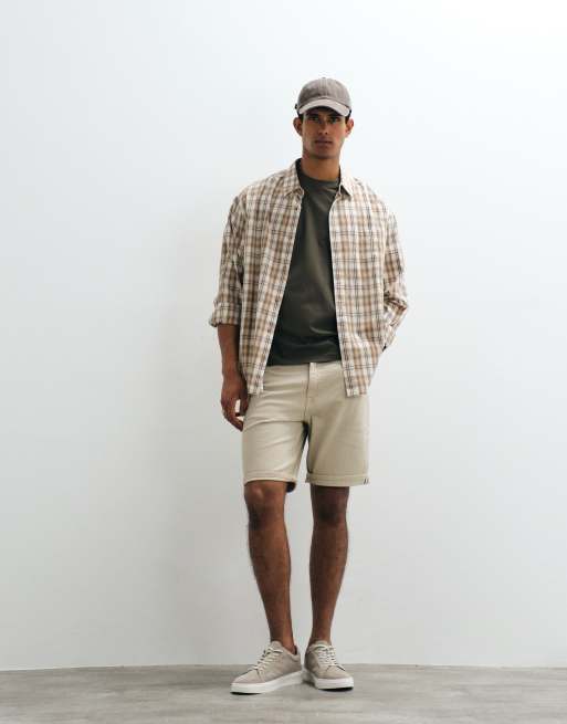 Mango – Naturvita jeansshorts, 3 av 5