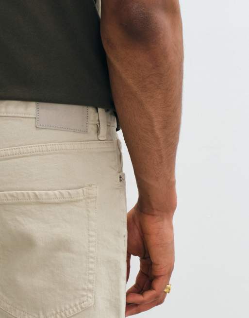 Mango – Naturvita jeansshorts, 5 av 5