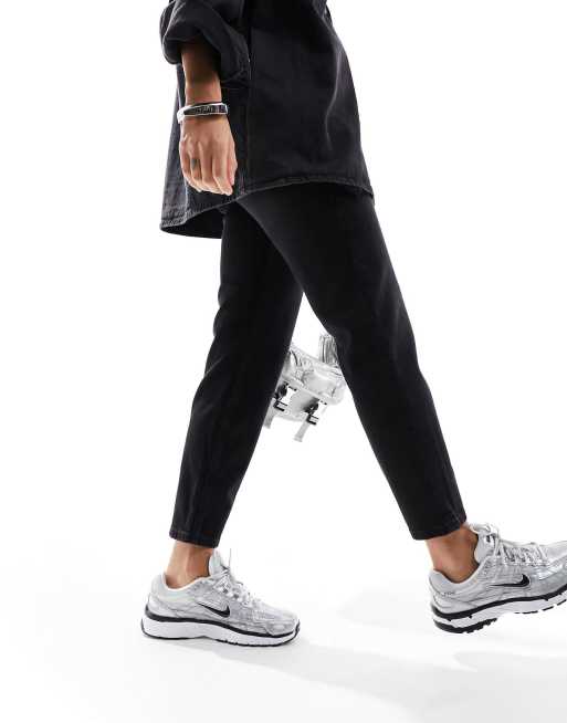 Mango – New – Czarne luźne mom jeans , 3 z 5