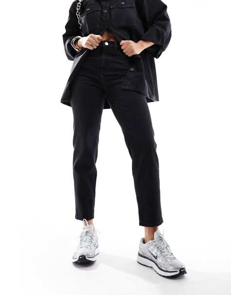 Mango - New - Mom jeans comodi neri - view 1
