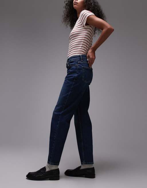 Mango New mom relaxed jeans in washed blue, 3 of 5
