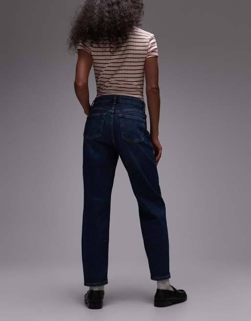Mango – New – Niebieskie mom jeans z efektem sprania, 2 z 5