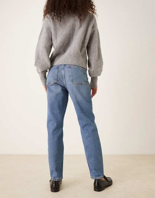 Mango - Newman - Mom jeans in lichtblauw, 3 van 5