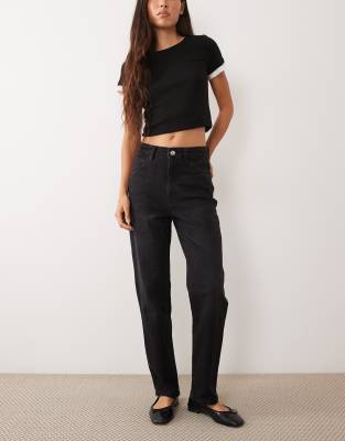 Mango Jeans Newmom, Tejano Negro - Bild 3