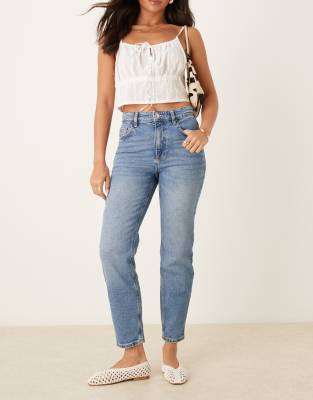 Mango Newmom mom jean in light blue - view 1