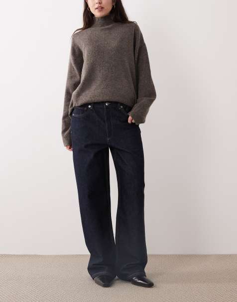 Mango Newyork 100% cotton straight jean in indigo