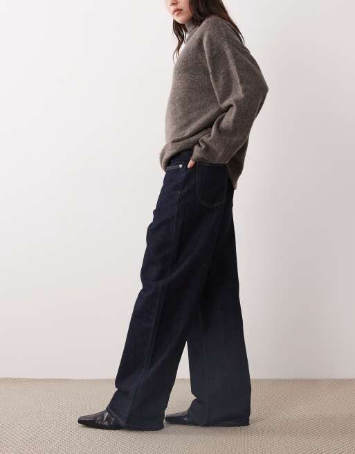Mango - Newyork - Indigoblå jeans med lige ben i 100% bomuld, 2 af 5