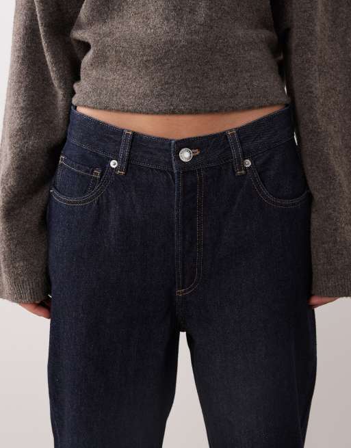 Mango – Newyork – Jeansy z prostymi nogawkami w kolorze indygo z bawełny 100%, 4 z 5