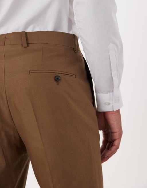 Mango Oasis tailored trouser co-ord in brown, 5 of 5