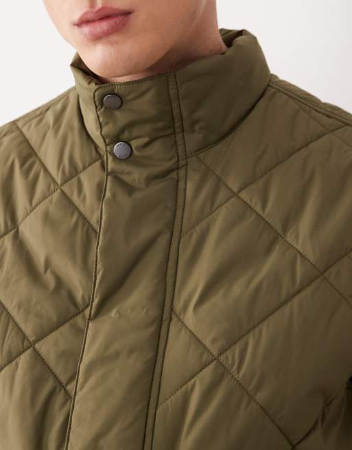 Mango – Ocieplany bezrękawnik w kolorze khaki z kieszeniami z przodu, 3 z 5
