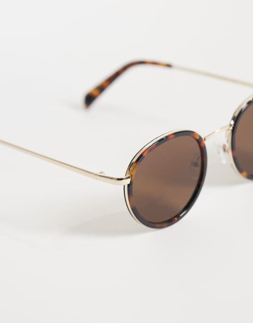 Mango – Okrągłe szylkretowe okulary przeciwsłoneczne, 3 z 3