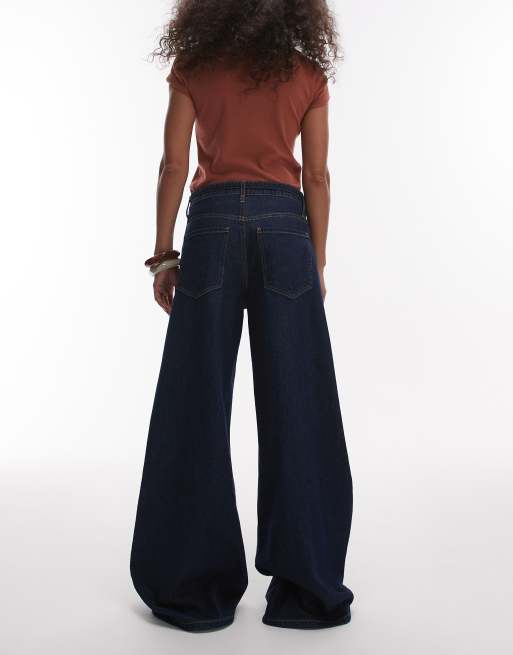 Mango - Olivia - Jeans dritti allacciati in vita color indaco, 3 di 5