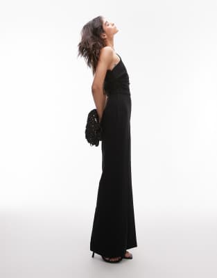 Mango One Shoulder Jumpsuit