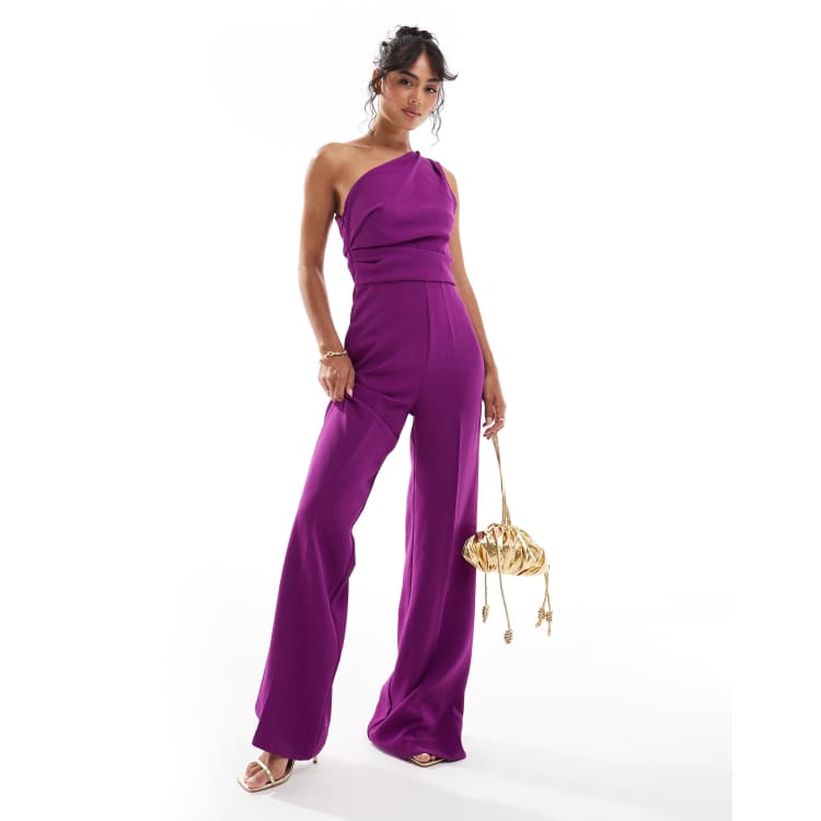 One shoulder jumpsuit asos deals