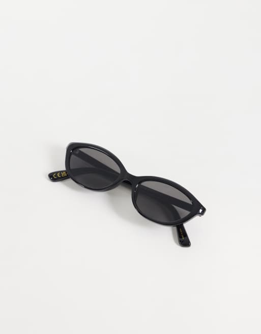 Mango oval sunglasses in black, 3 of 3