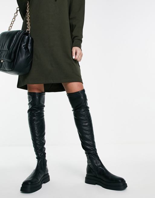 Over the knee boots on sale mango