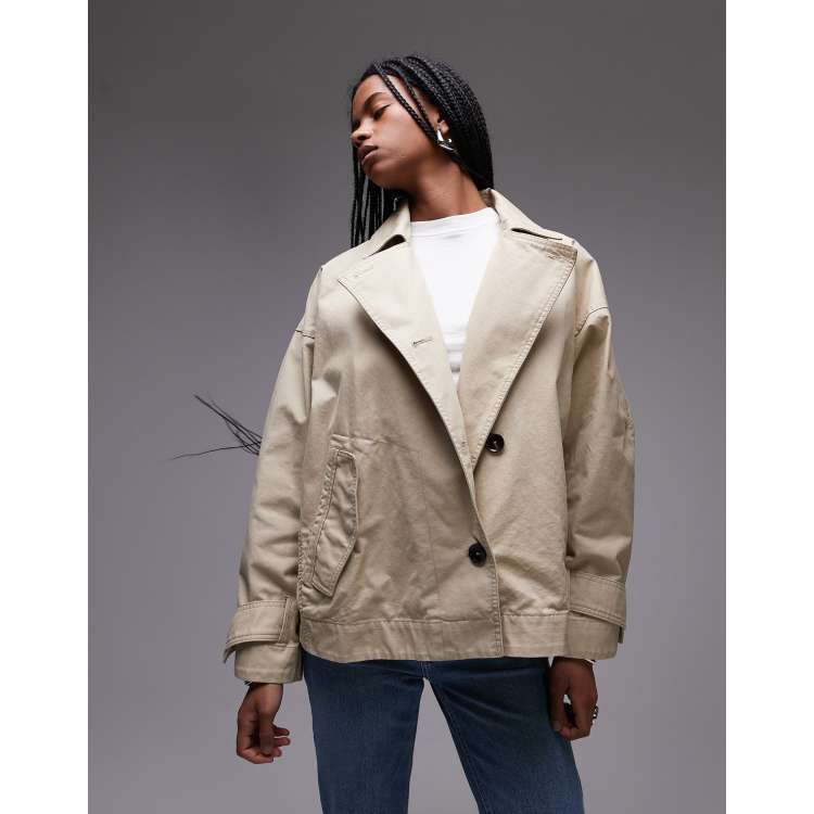 ジャケット・アウター she tokyo Maggie beige Amazon.com: GTLIAE Womens Wool Blend Bomber Jacket Casual