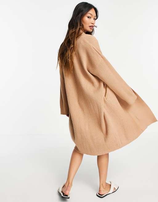 Long on sale camel cardigan