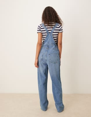 Shop Mango Oversized Denim Overalls