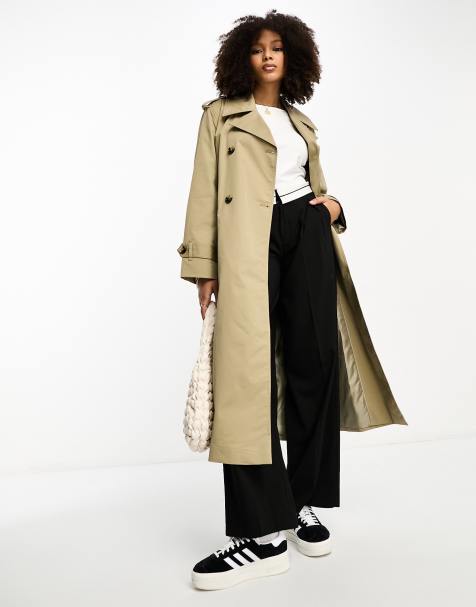 Long beige coat on sale womens