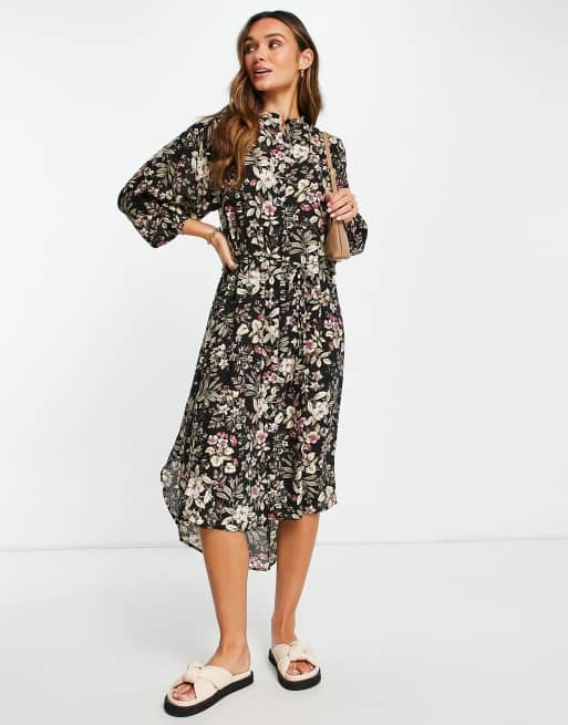 Mango long hotsell shirt dress