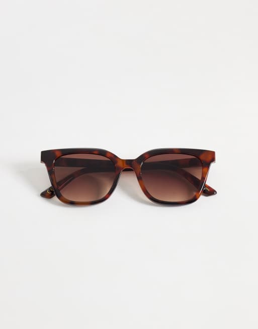 Mango oversized sunglasses in tortoiseshell, 3 of 3