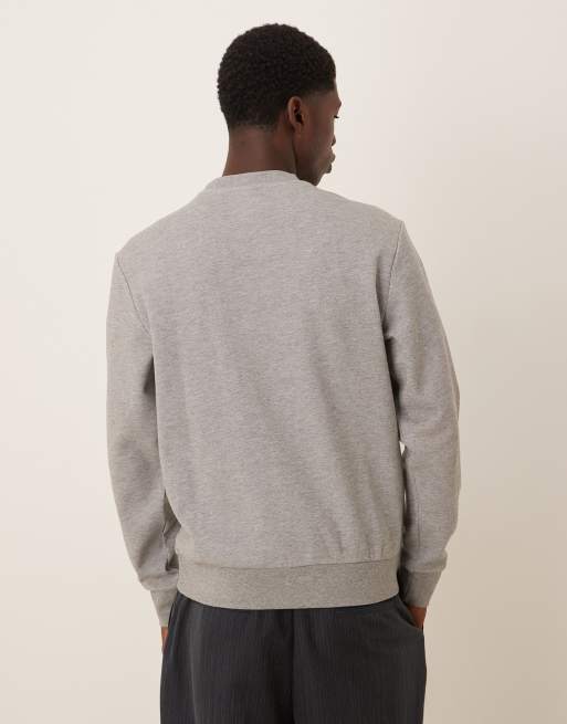 Mango - Oversized sweatshirt in lichtgrijs, 3 van 5