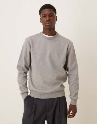 Mango Mango oversized sweatshirt in light grey