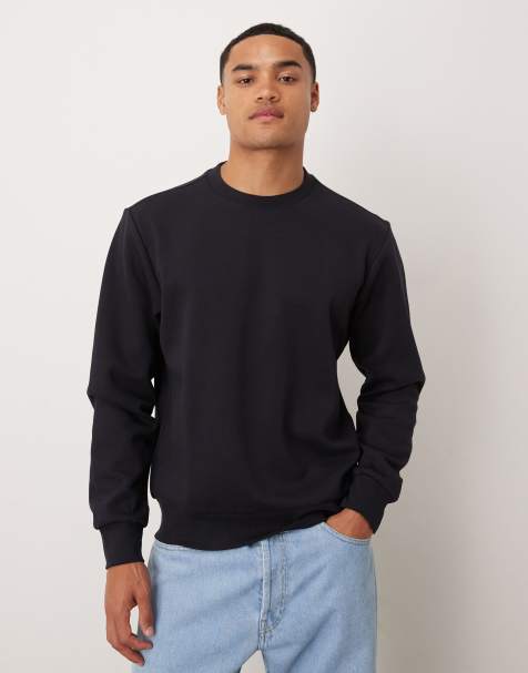 Mango oversized sweatshirt in navy - view 1