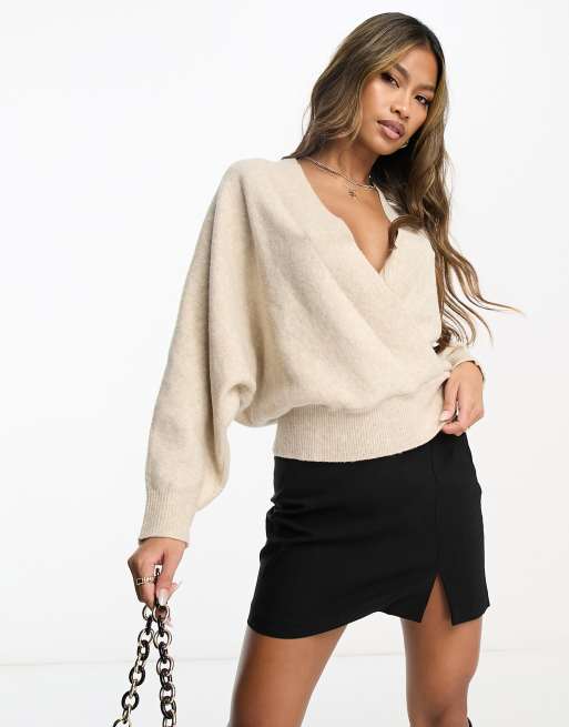 Mango beige store jumper