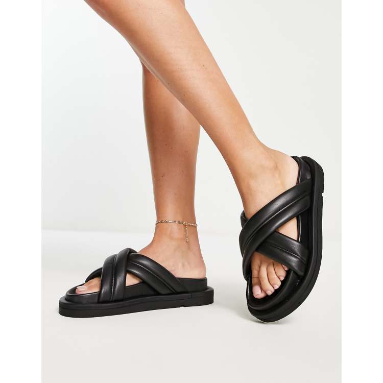 Mango 2025 black sandals