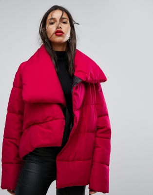 mango long puffer coat