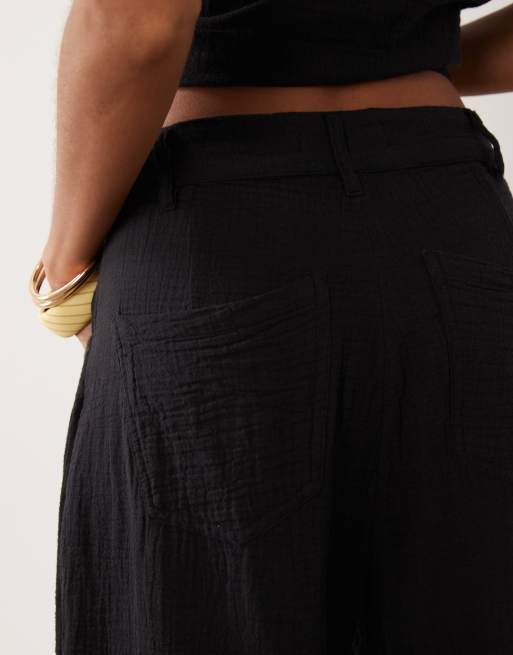 Mango Pals straight leg pants in black - part of a set, 3 of 5