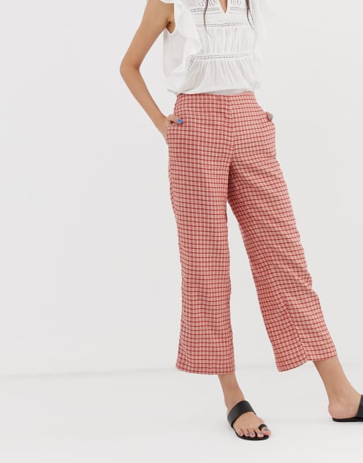 Pantalon best sale carreaux mango