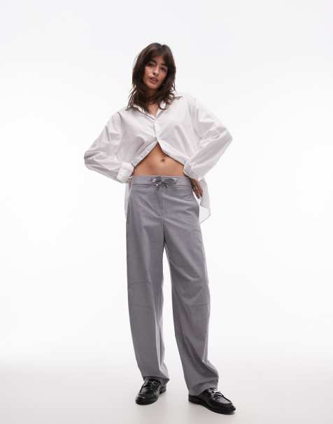 Mango - Pantalon à enfiler - Gris - view 1