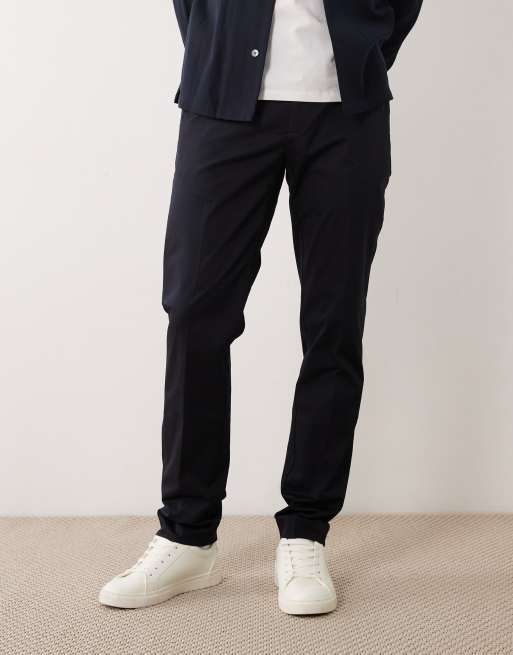 Mango - Pantalon à pinces classique - Bleu marine, 2 de 5