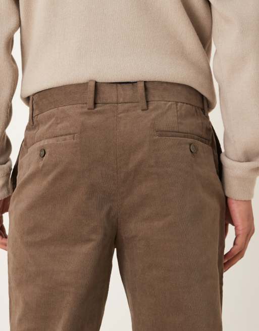 Mango - Pantalon à taille classique en velours côtelé - Gris, 4 de 5