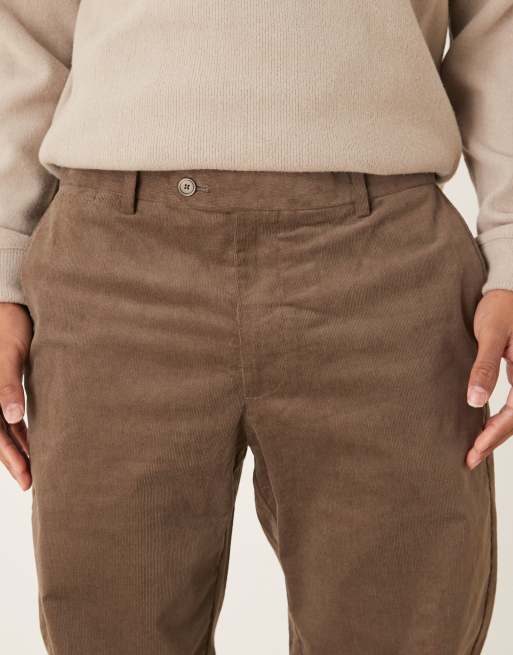 Mango - Pantalon à taille classique en velours côtelé - Gris, 5 de 5