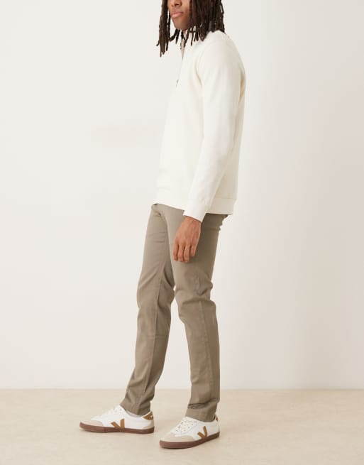 Mango - Pantalon ajusté en coton - Gris, 3 de 5