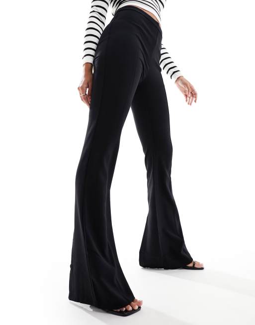 Mango - Pantalon ajusté évasé - Noir, 5 de 5