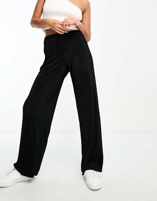 Pantalon taille haute ample hot sale