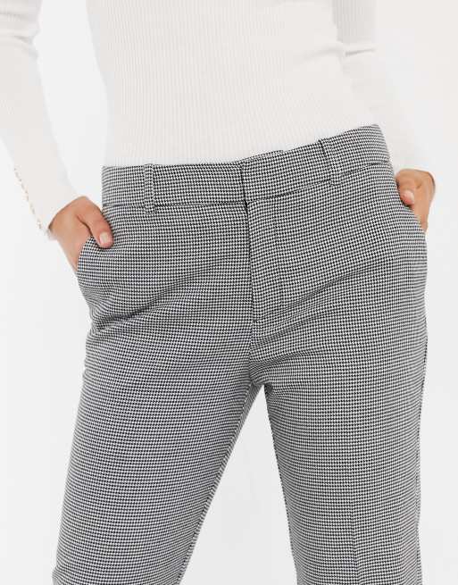 Pantalon pied de discount poule femme mango