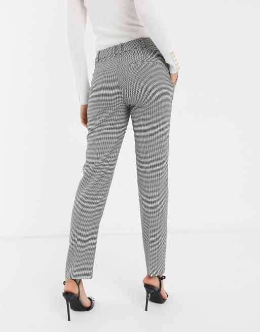 Pantalon pied best sale de poule mango